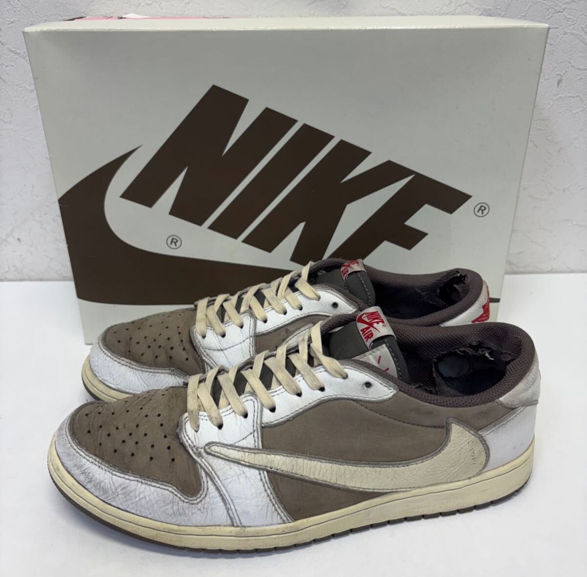 Travis Scott × Nike Air Jordan 1 Low OG SP "Reverse Mocha/Sail and Ridgerock"