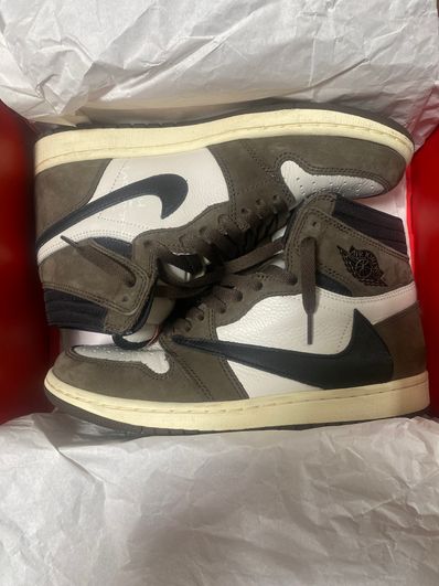 Travis Scott × Nike Air Jordan 1 Retro High OG TS SP "Sail/Dark Mocha"