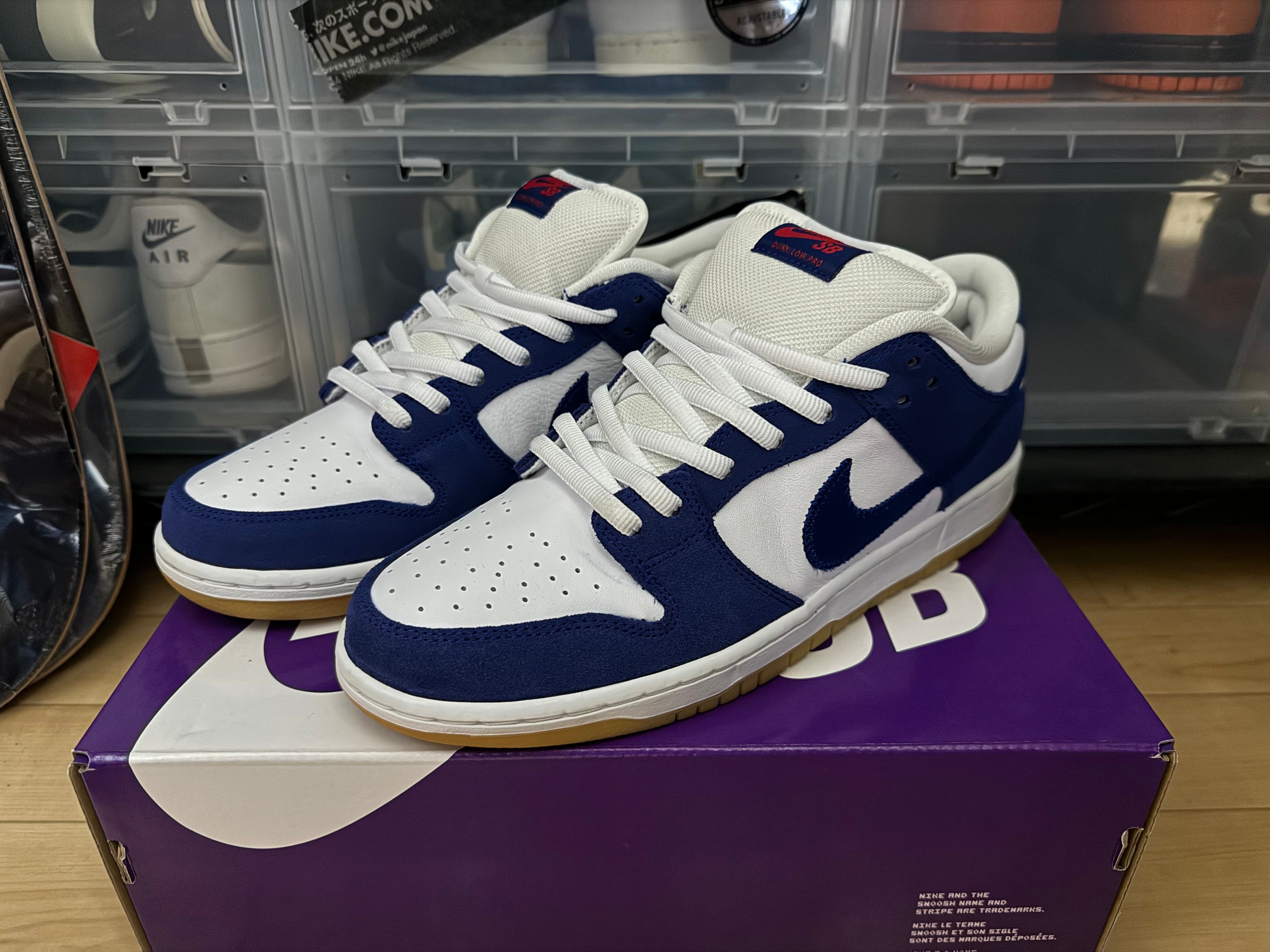 Nike SB Dunk Low "Los Angeles Dodgers/Deep Royal Blue"