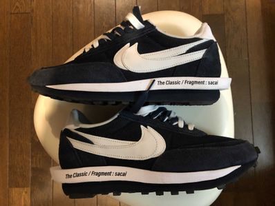 Fragment × sacai × Nike LD Waffle "Blackended Blue"