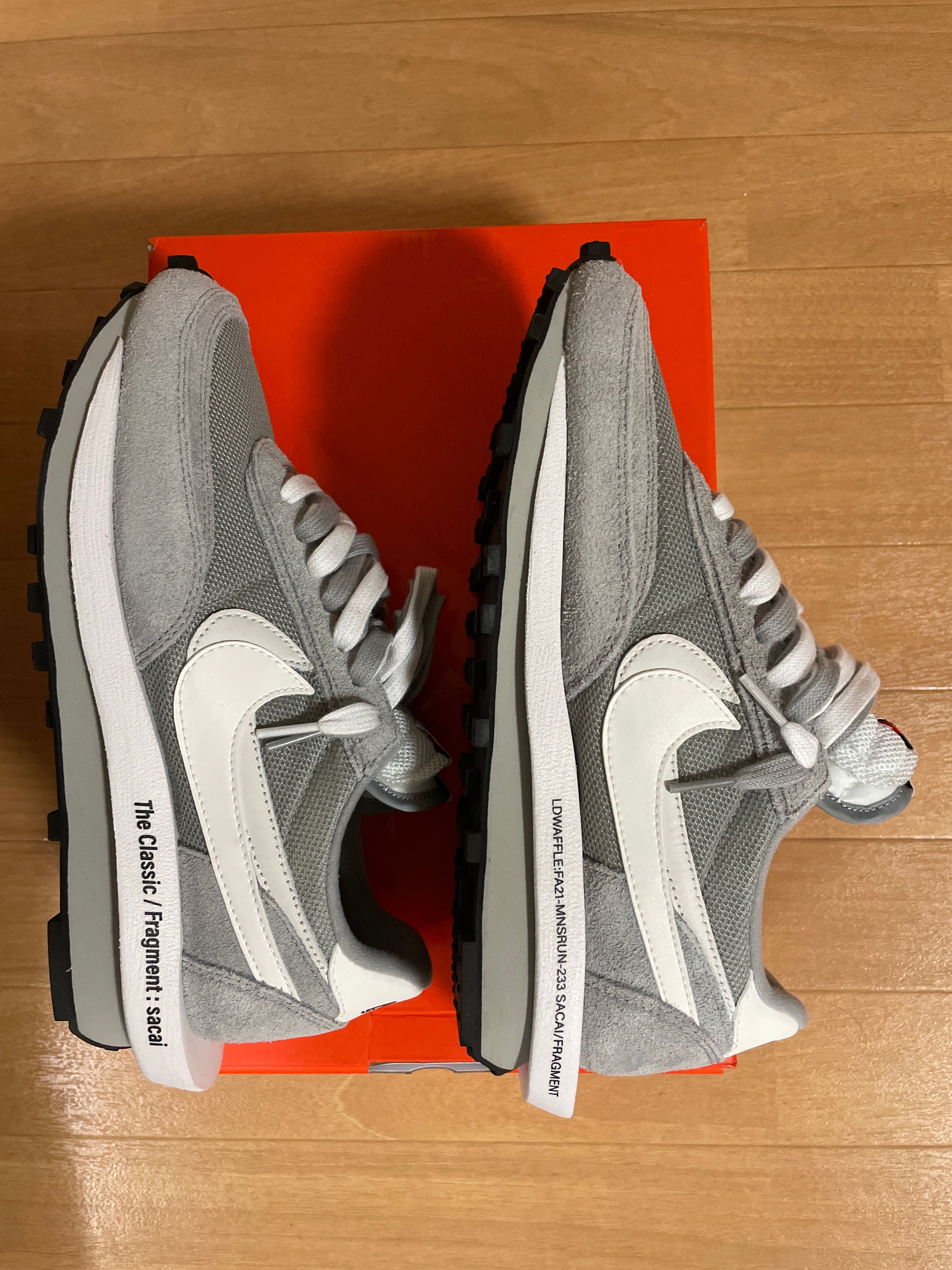 Fragment × sacai × Nike LD Waffle "Light Smoke Grey"