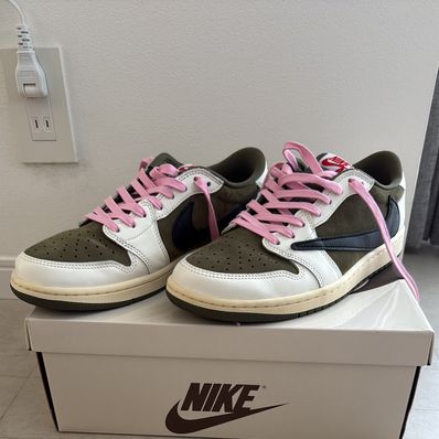 Travis Scott × Nike Air Jordan 1 Low OG SP "Reverse Olive"