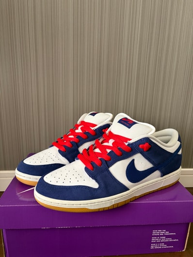 Nike SB Dunk Low "Los Angeles Dodgers/Deep Royal Blue"