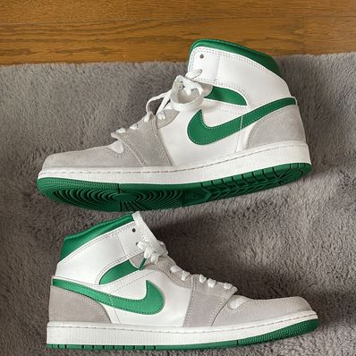 Nike Air Jordan 1 Mid "Green Grey White"