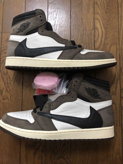 Travis Scott × Nike Air Jordan 1 Retro High OG TS SP "Sail/Dark Mocha"