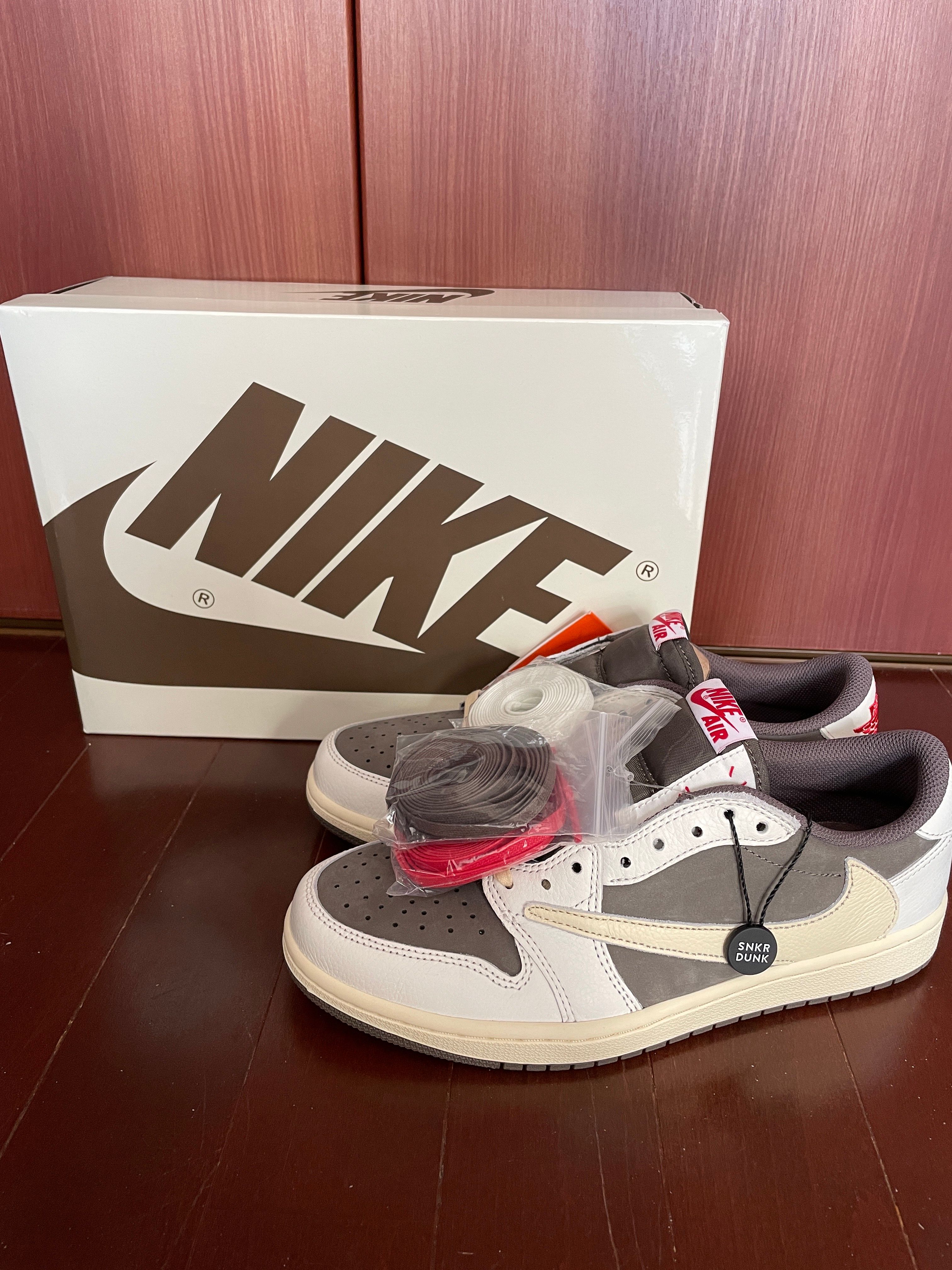 Travis Scott × Nike Air Jordan 1 Low OG SP "Reverse Mocha/Sail and Ridgerock"