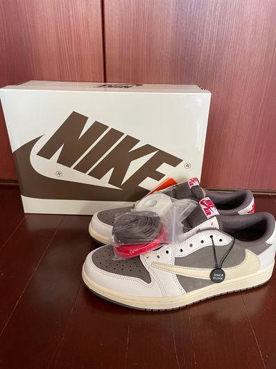 Travis Scott × Nike Air Jordan 1 Low OG SP "Reverse Mocha/Sail and Ridgerock"