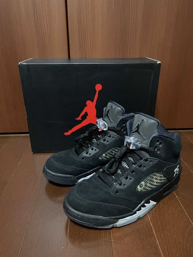 NIKE AIR JORDAN 5 PARIS SAINT-GERMAIN BLACK/CEMENT GREY