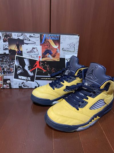 NIKE AIR JORDAN 5 "MICHIGAN"