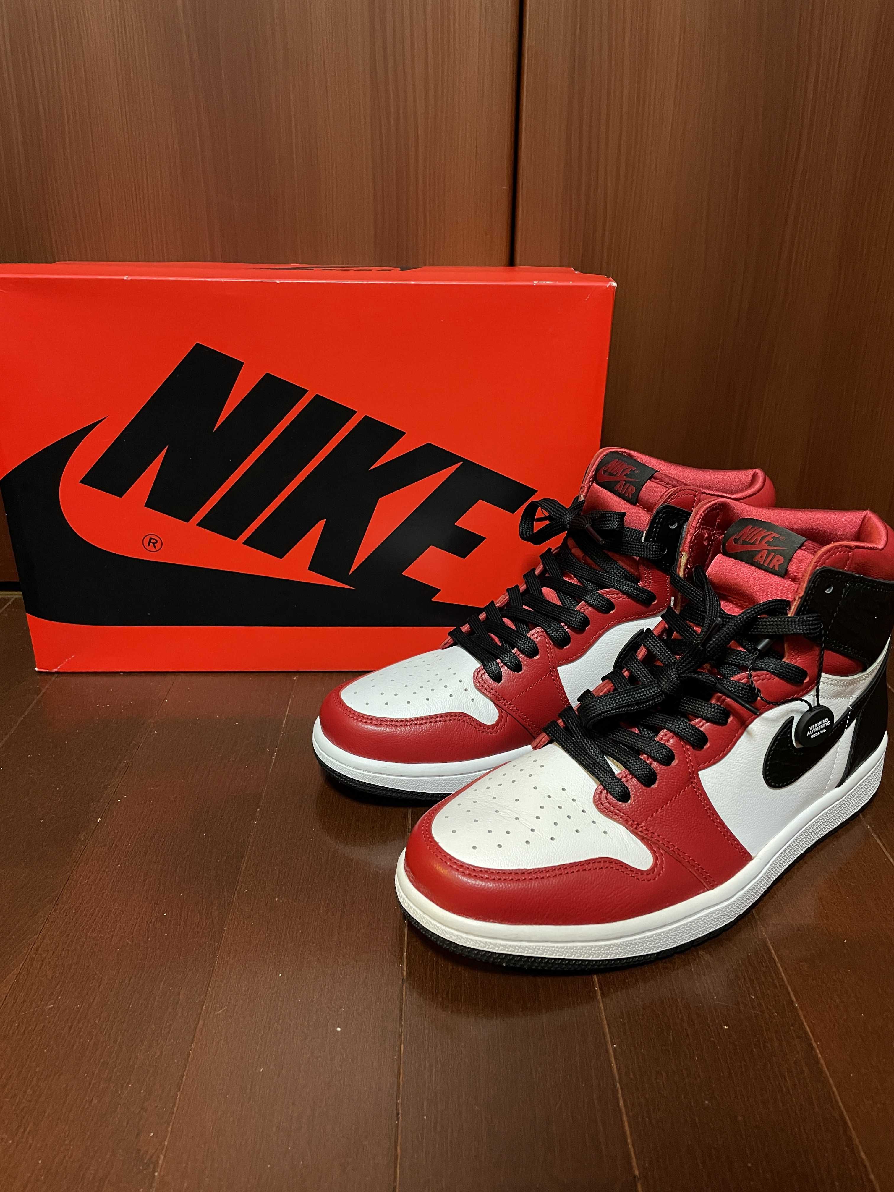 Nike Women's Air Jordan 1 High OG "Satin Red"