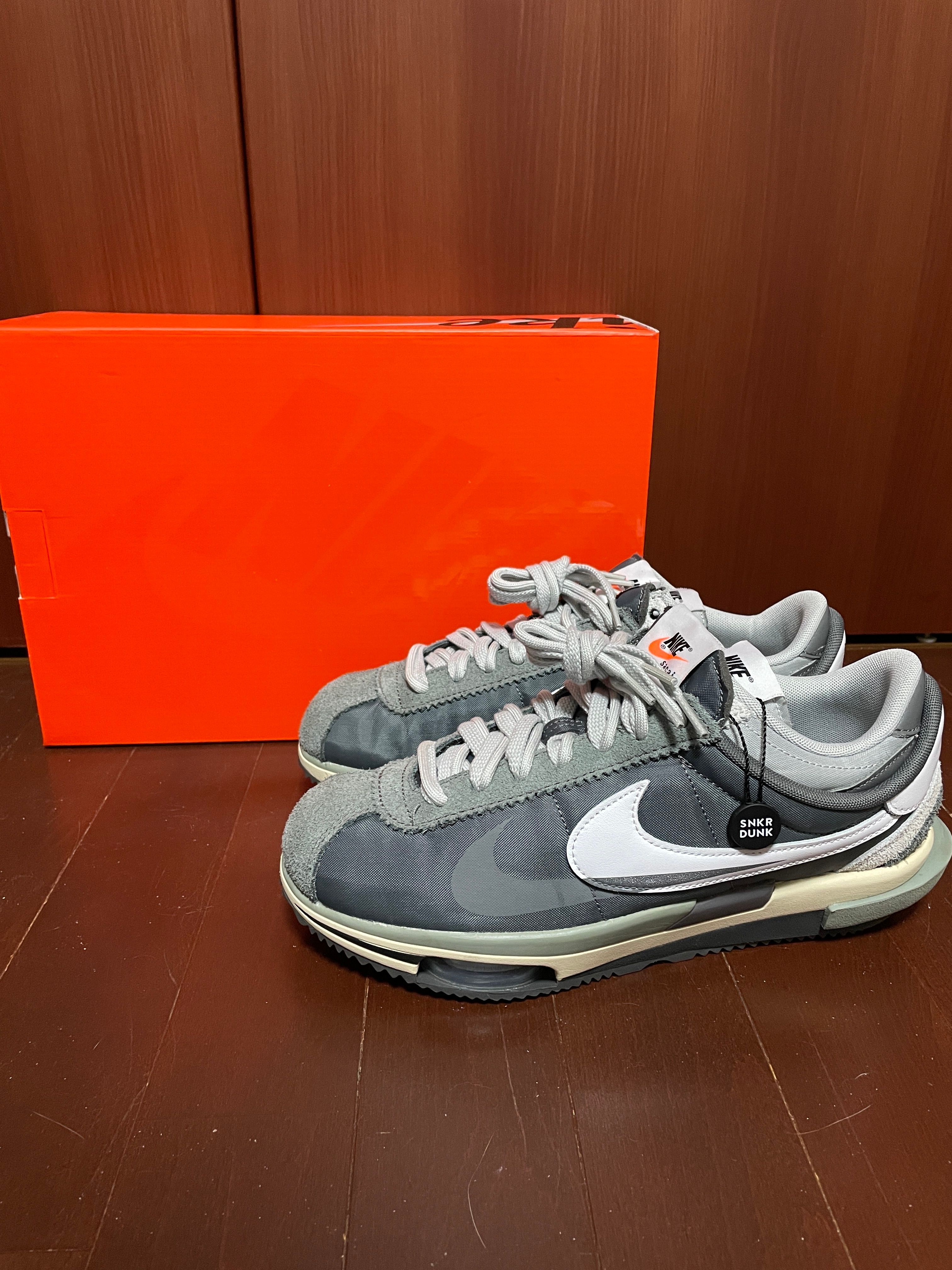sacai × Nike Zoom Cortez "Iron Grey"