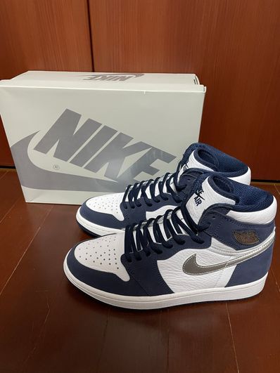 Nike Air Jordan 1 High OG CO.JP "White/Midnight Navy" (2020)(ブリーフケースなし)