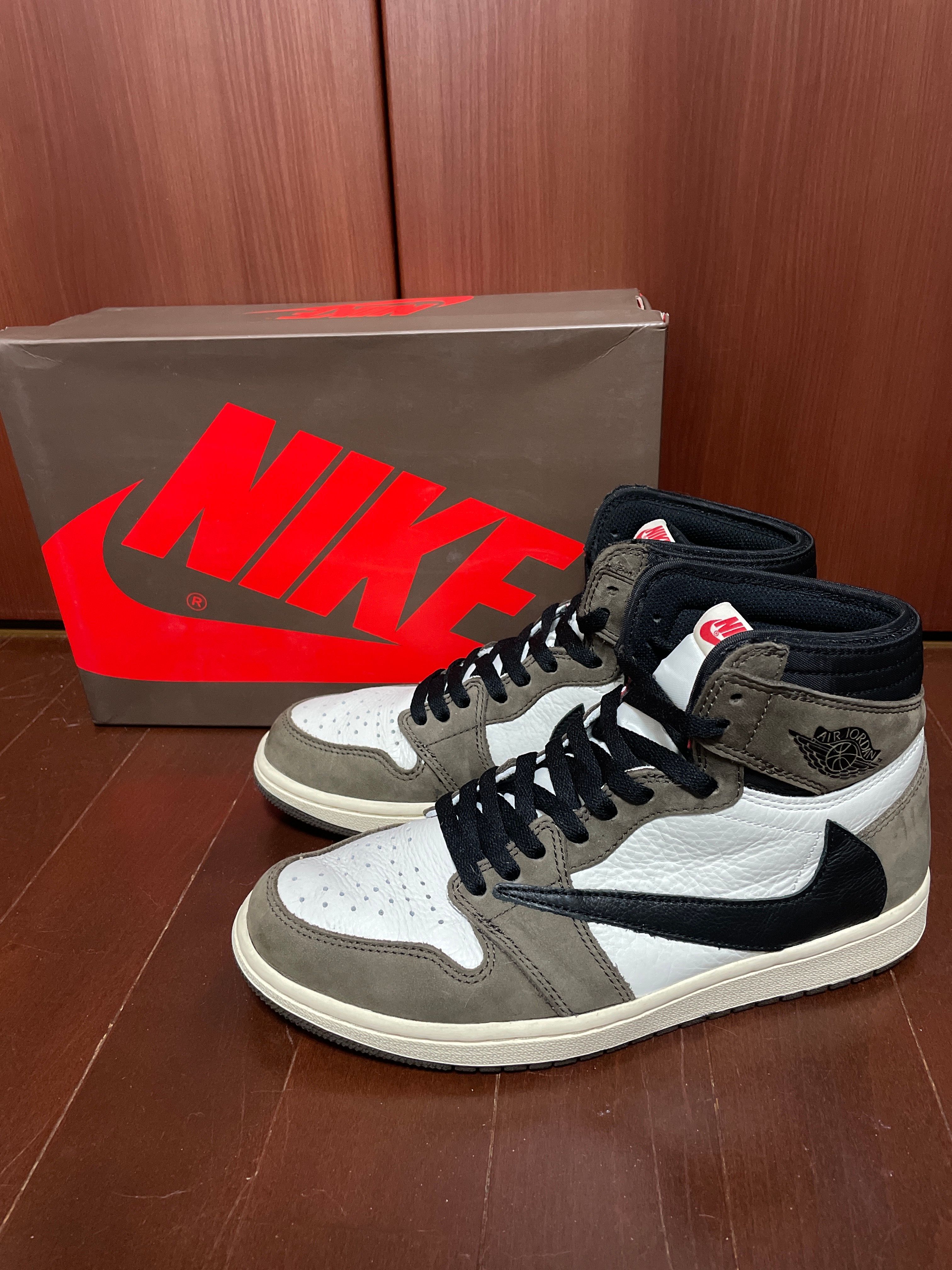 Travis Scott × Nike Air Jordan 1 Retro High OG TS SP "Sail/Dark Mocha"