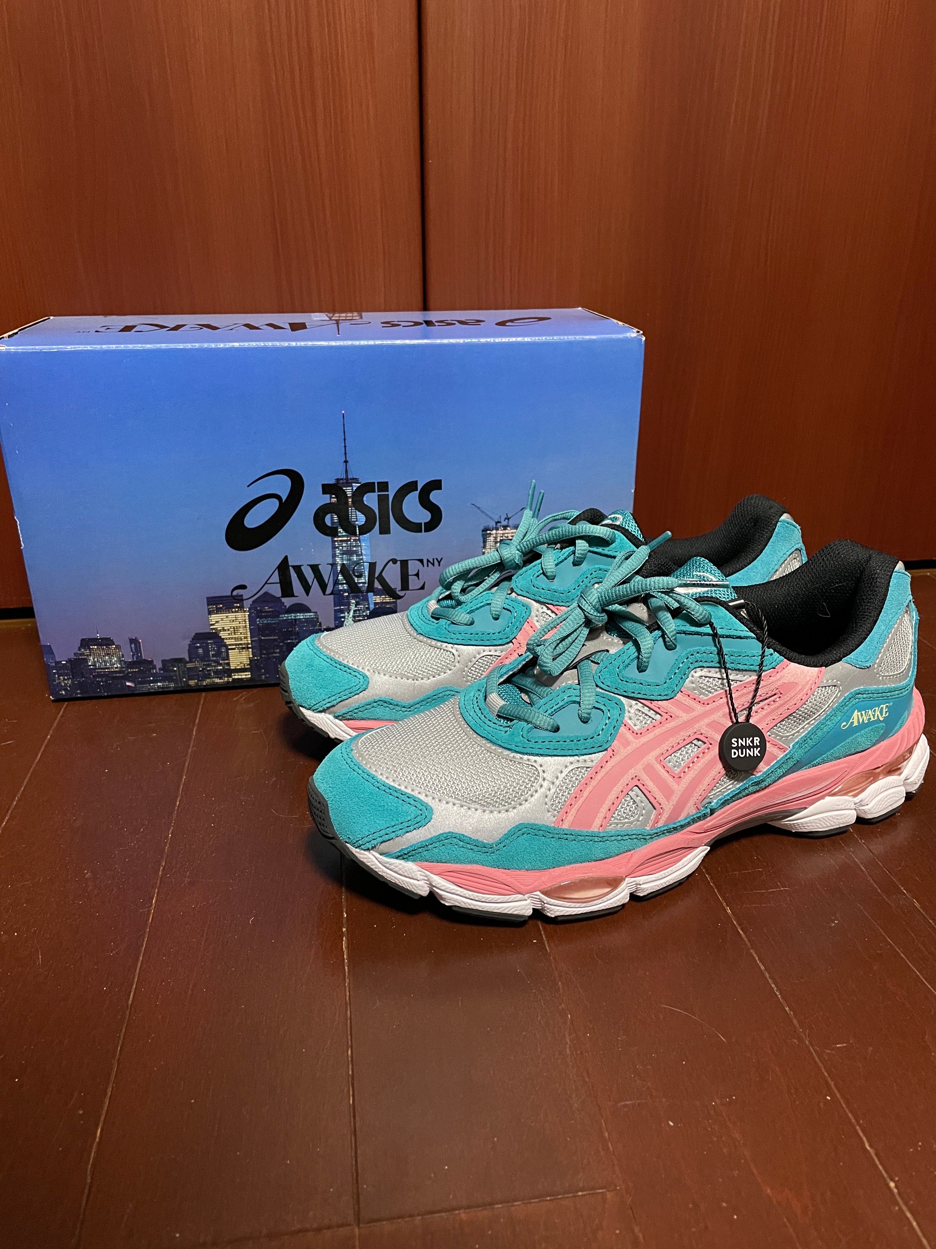 Awake NY × Asics Gel-NYC "Pure Silver/Green Blue Slate"