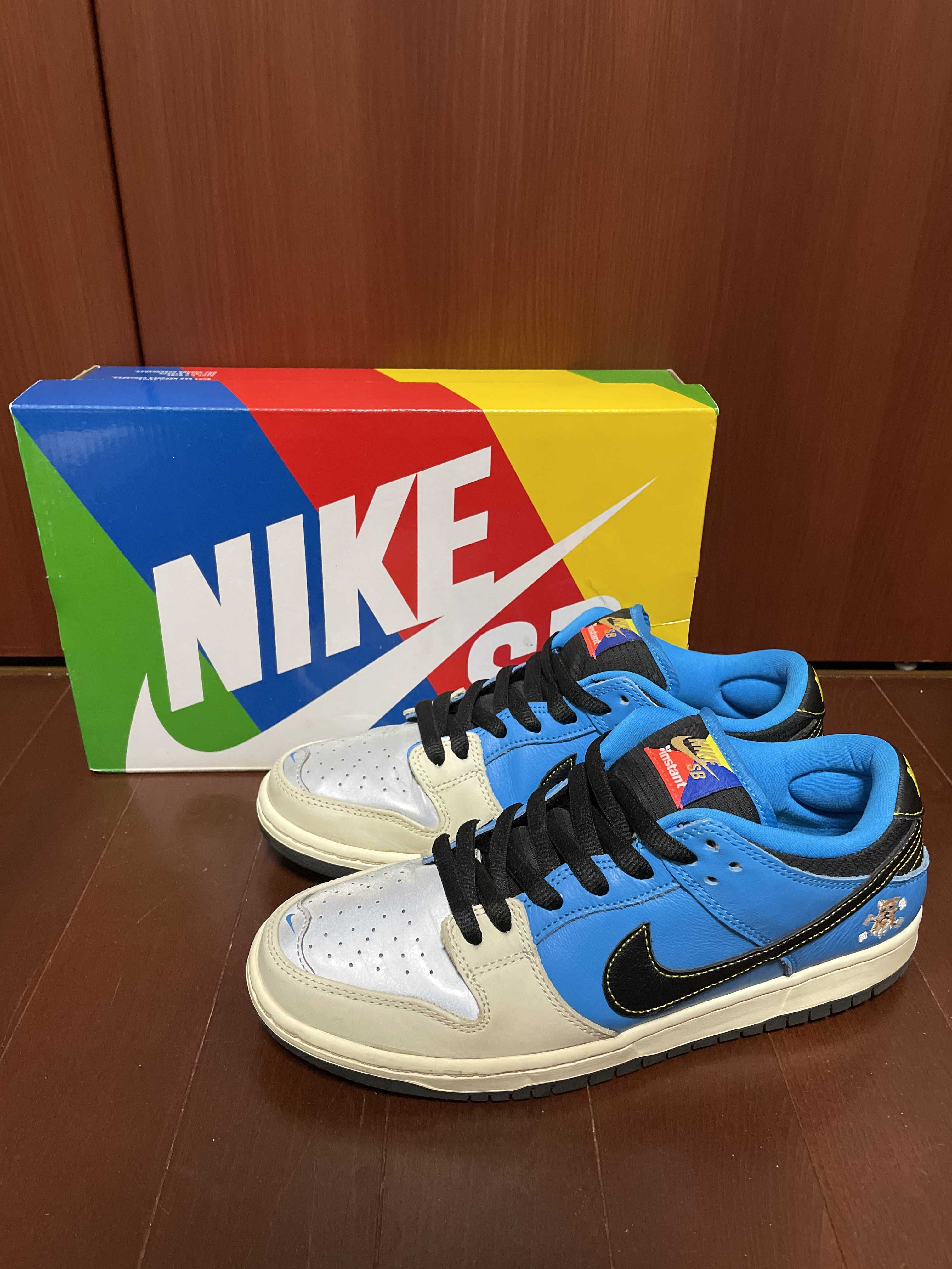 Instant Skateboards × Nike SB Dunk Low "Blue Hero"