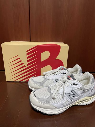 New Balance 990V3 "Sea Salt/Rain Cloud"