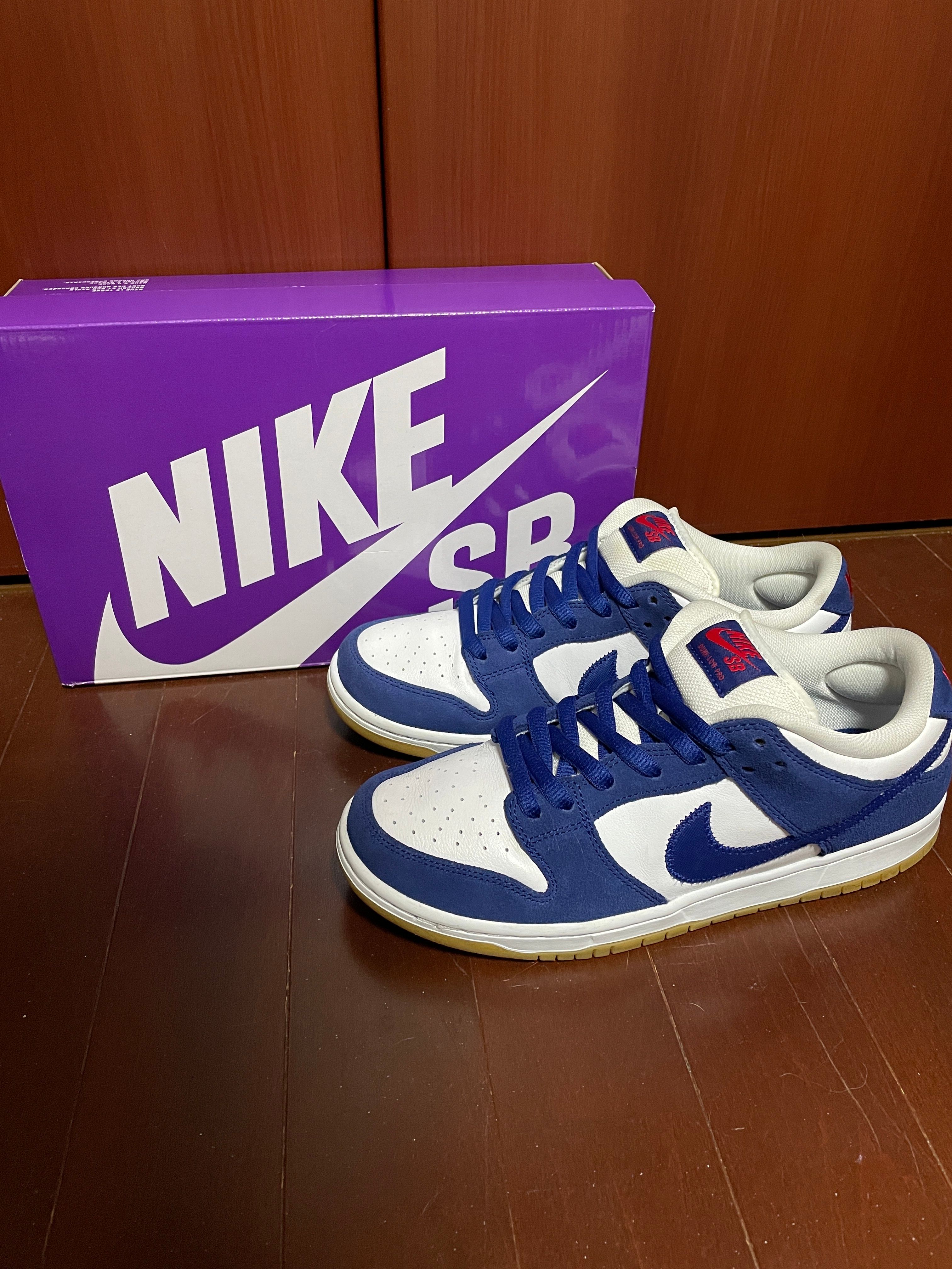 Nike SB Dunk Low "Los Angeles Dodgers/Deep Royal Blue"