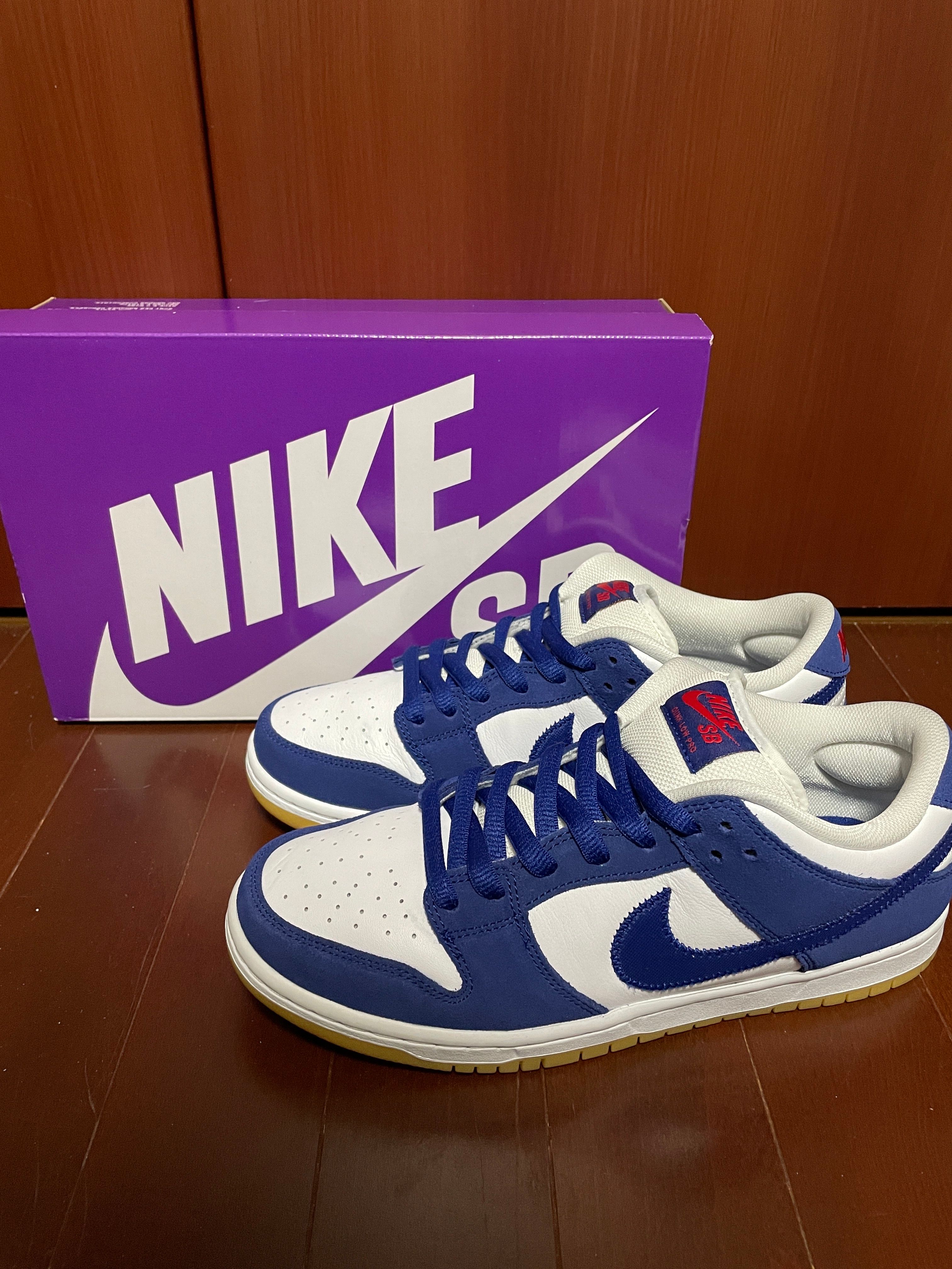 Nike SB Dunk Low "Los Angeles Dodgers/Deep Royal Blue"
