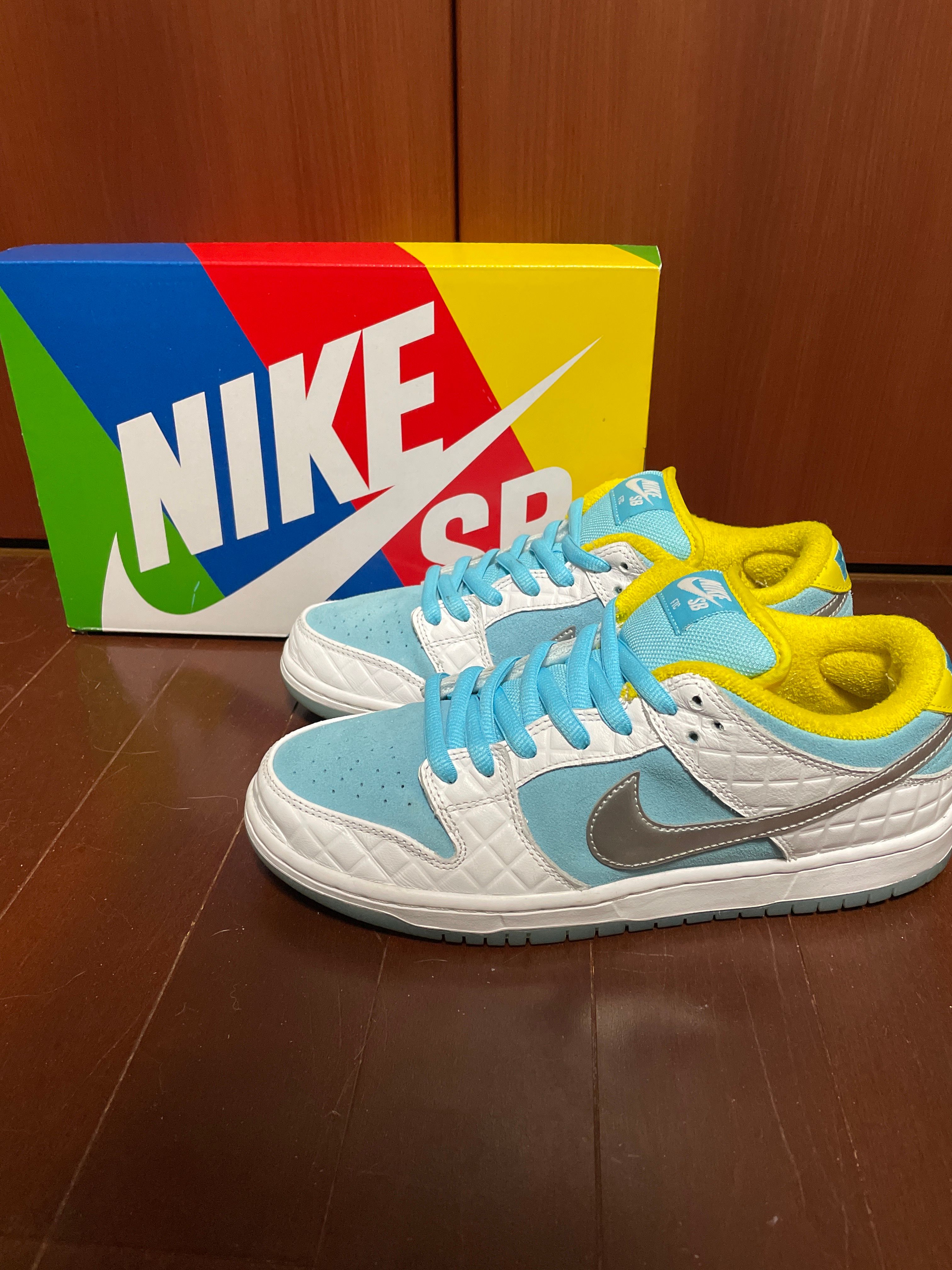 FTC × Nike SB Dunk Low "White/Blue"
