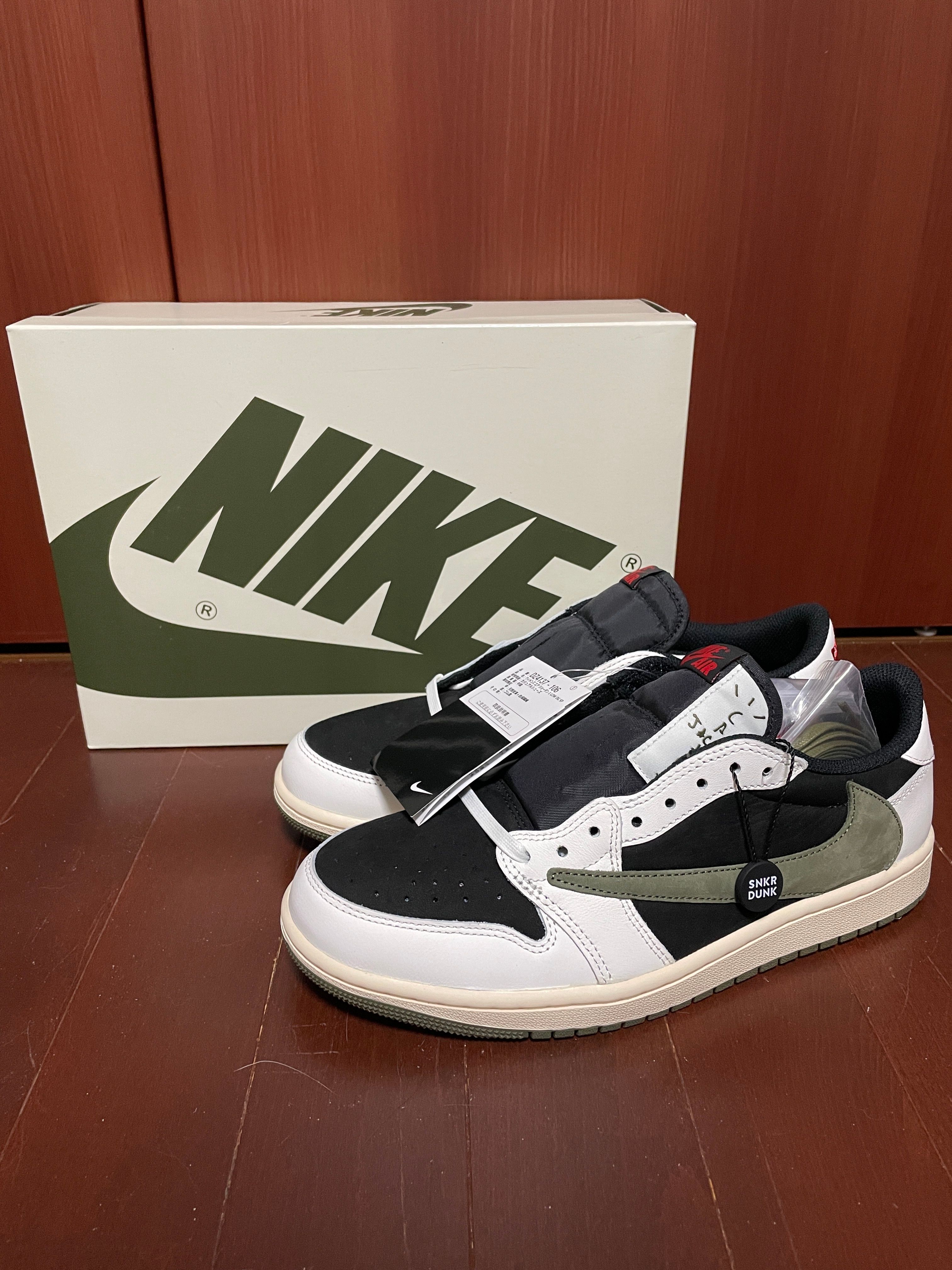 Travis Scott × Nike Women's Air Jordan 1 Low OG "Medium Olive"
