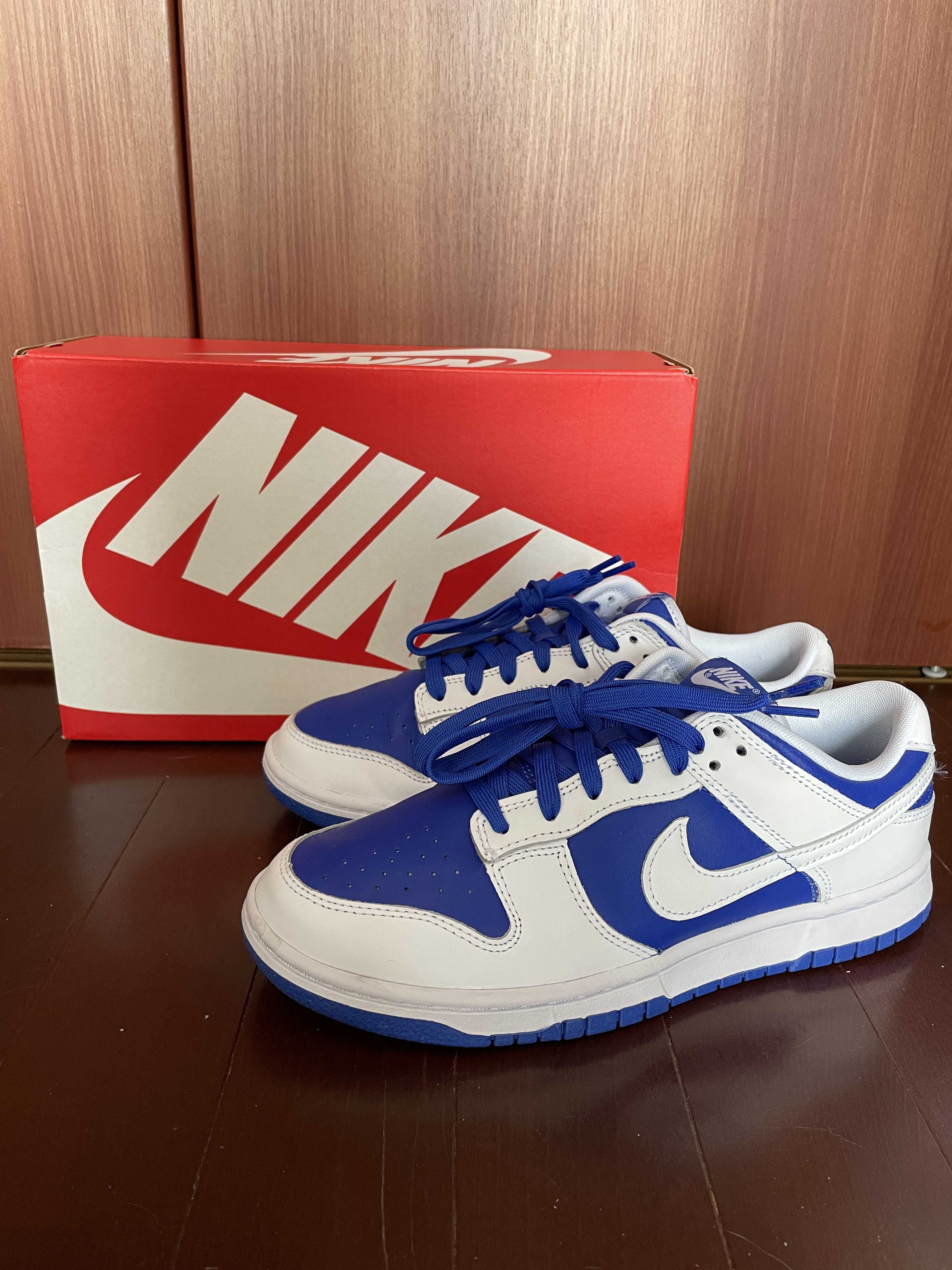 Nike Dunk Low Retro "Racer Blue and White"