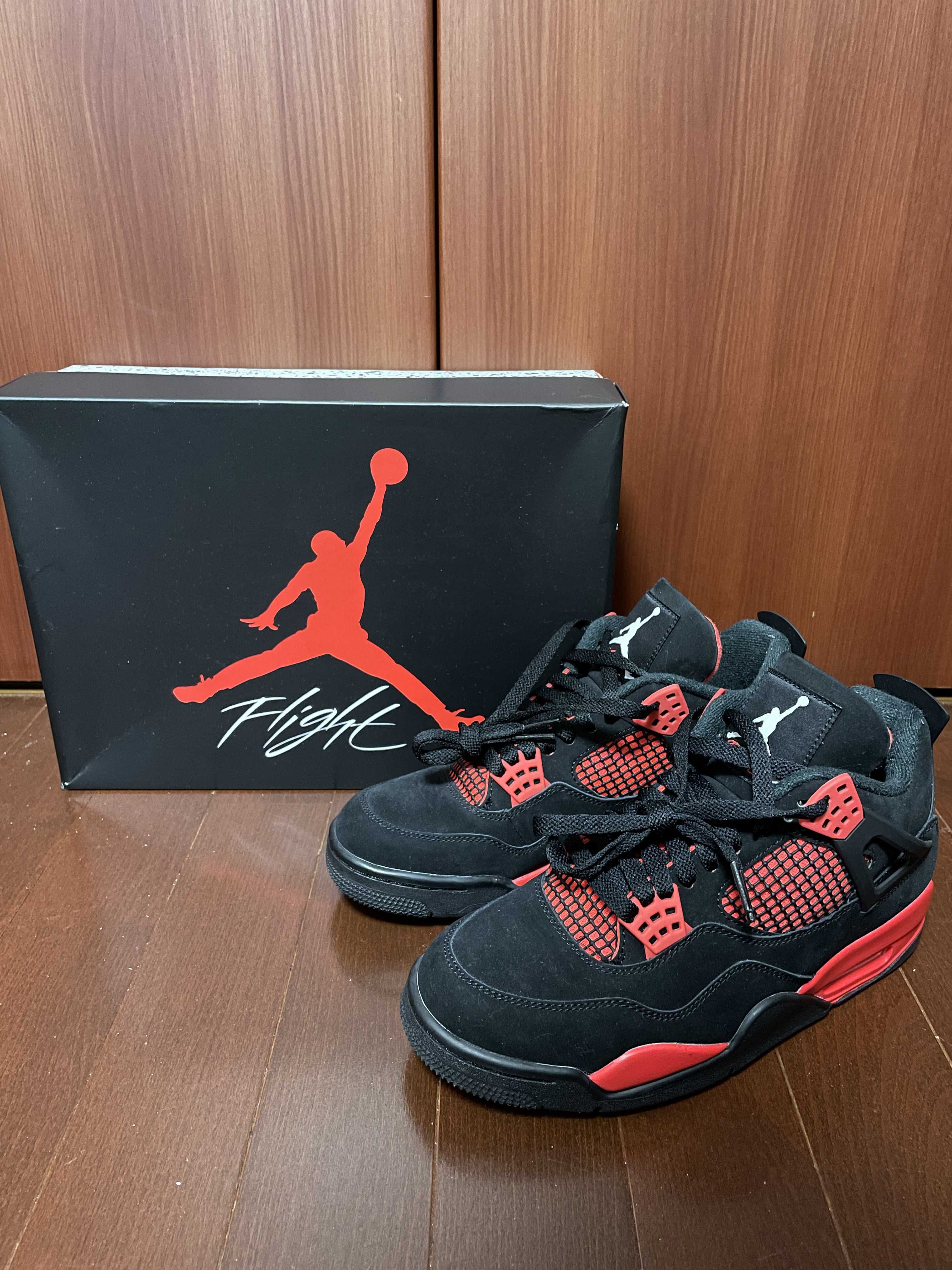 Nike Air Jordan 4 "Red Thunder/Crimson"