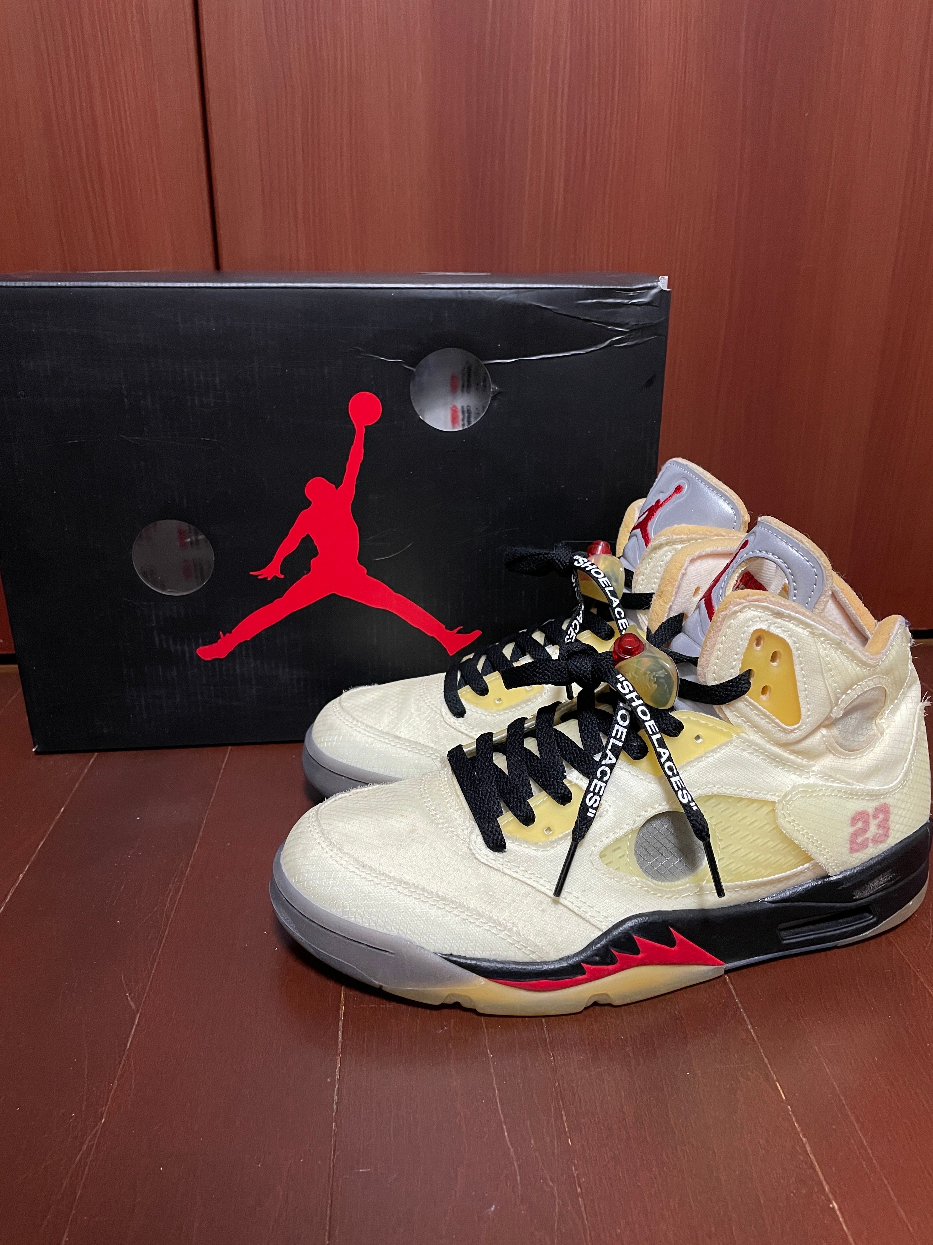 Off-White × Nike Air Jordan 5 "Sail"