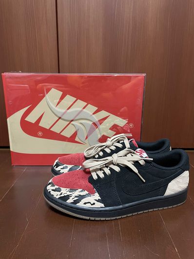 Sole Fly × Nike Air Jordan 1 Low "Black and Sport Red"
