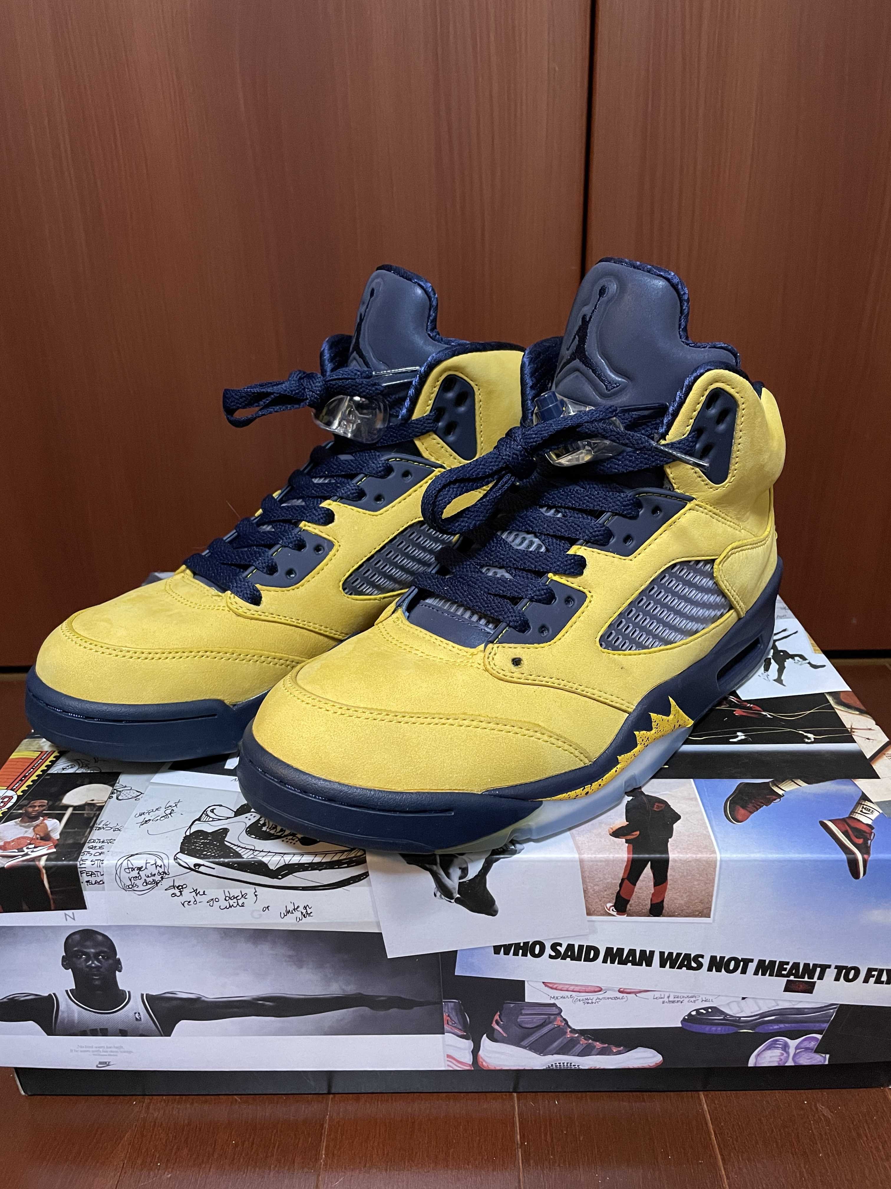NIKE AIR JORDAN 5 "MICHIGAN"