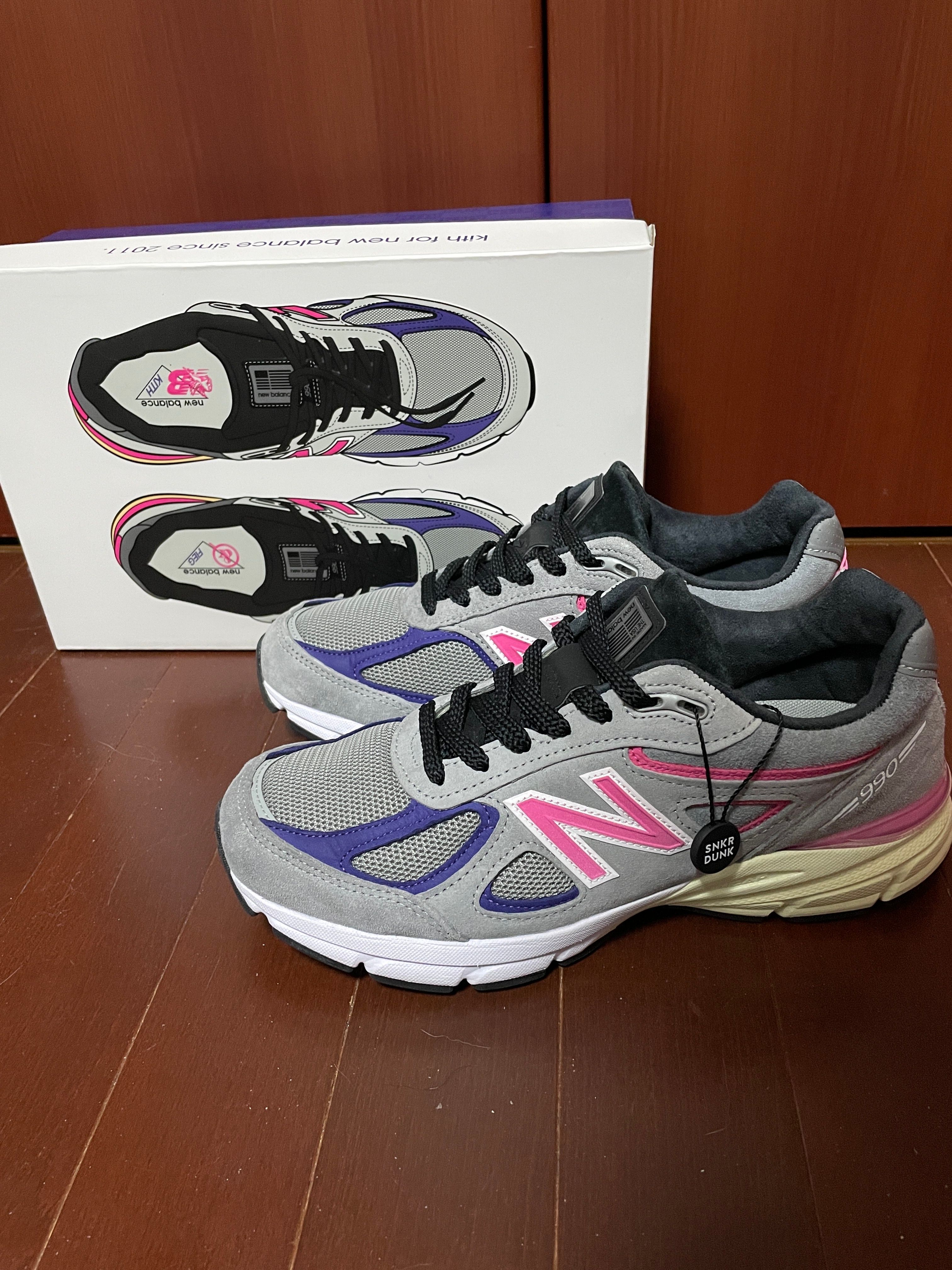 KITH × UNITED ARROWS & SONS × New Balance 990V4 "Smoked Pearl"