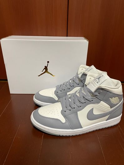 Nike Women's Air Jordan 1 Mid "Grey/Sail"
