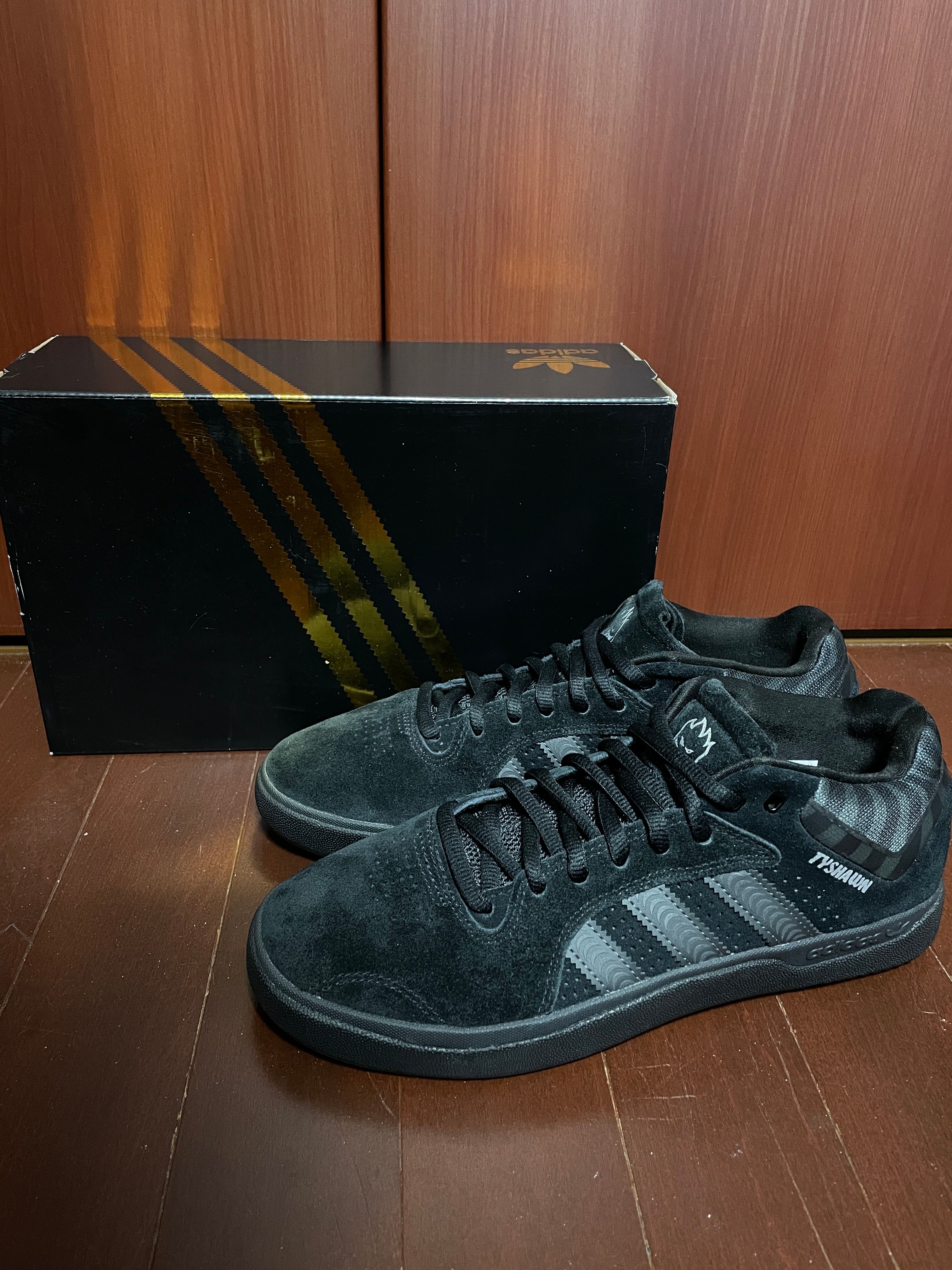 Spitfire × adidas Tyshawn "Core Black/Silver Metallic"