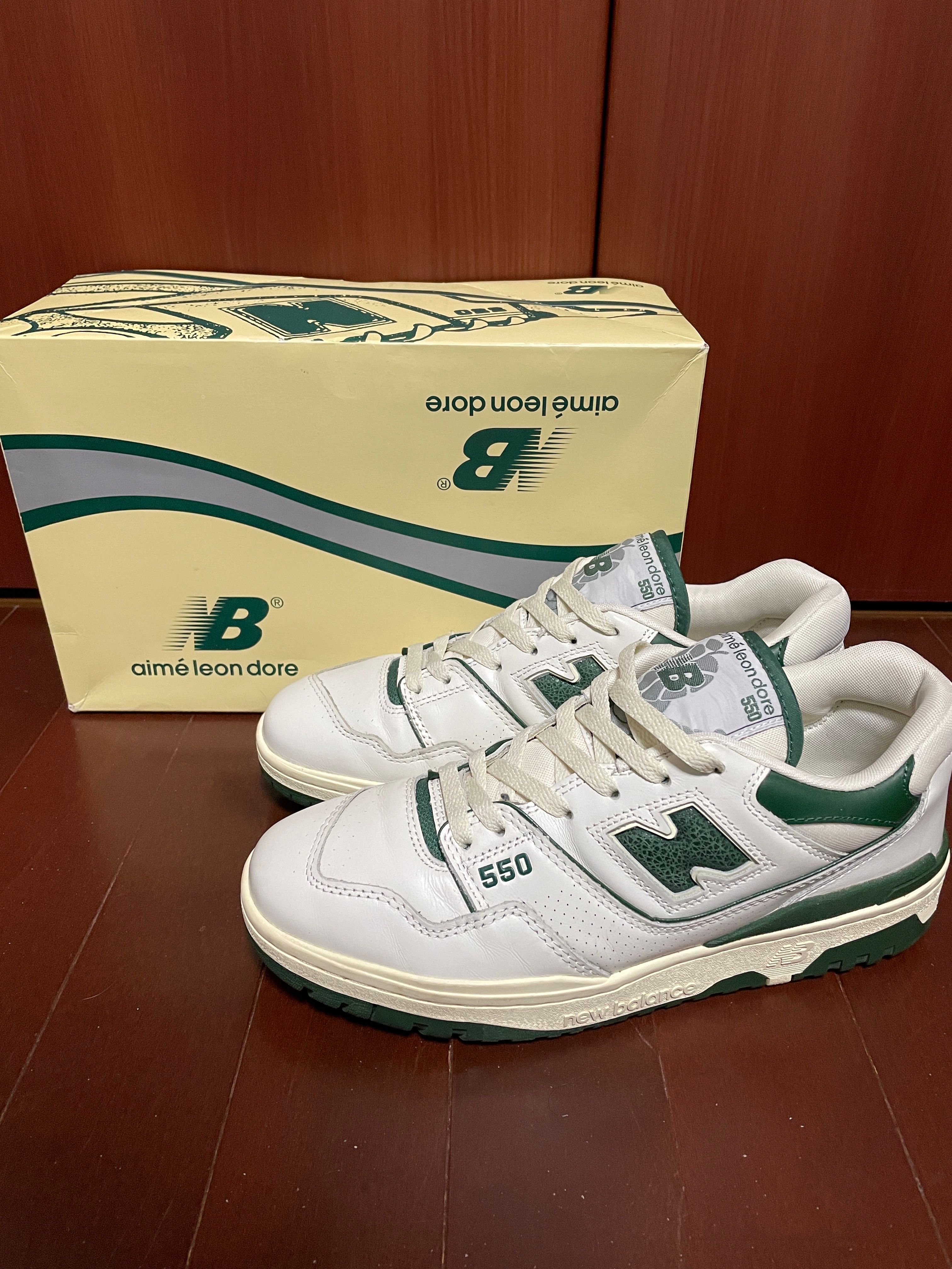 Aime Leon Dore × New Balance 550 "White/Green"