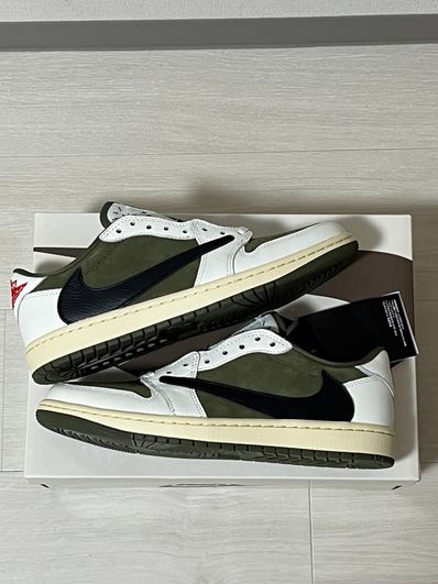 Travis Scott × Nike Air Jordan 1 Low OG SP "Reverse Olive"
