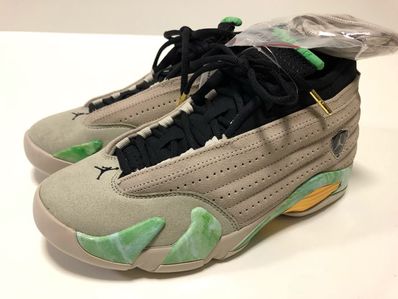 Aleali May × Nike Women's Air Jordan 14 Low "Light Sand/Light Sand White"