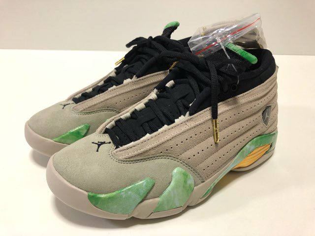 Aleali May × Nike Women's Air Jordan 14 Low "Light Sand/Light Sand White"