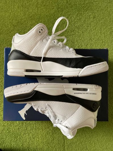 Fragment × Nike Air Jordan 3 "White/Black"