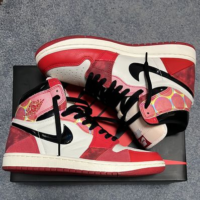 Spider-Man × Nike Air Jordan 1 Retro High OG SP "Spider-Man: Across the Spider-Verse/University Red"