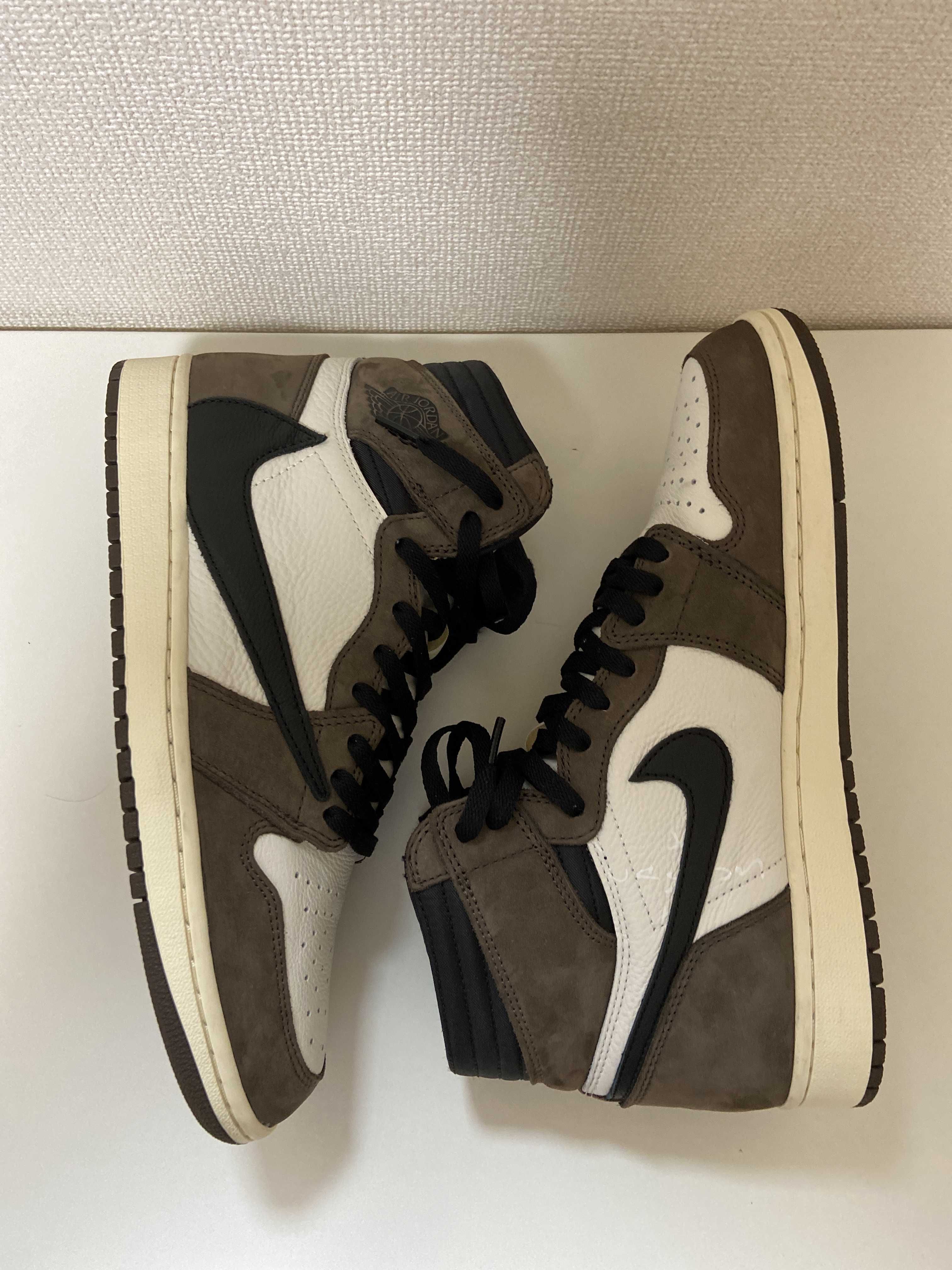 Travis Scott × Nike Air Jordan 1 Retro High OG TS SP "Sail/Dark Mocha"
