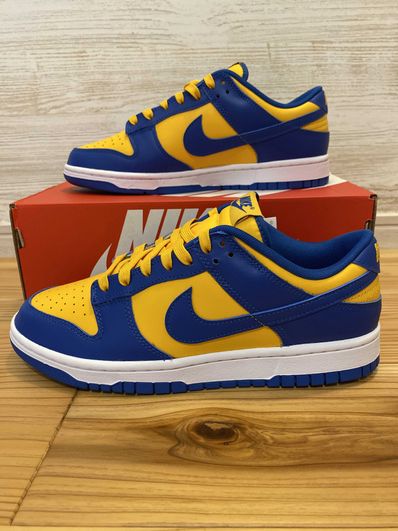 Nike Dunk Low "Blue Jay and University Gold"