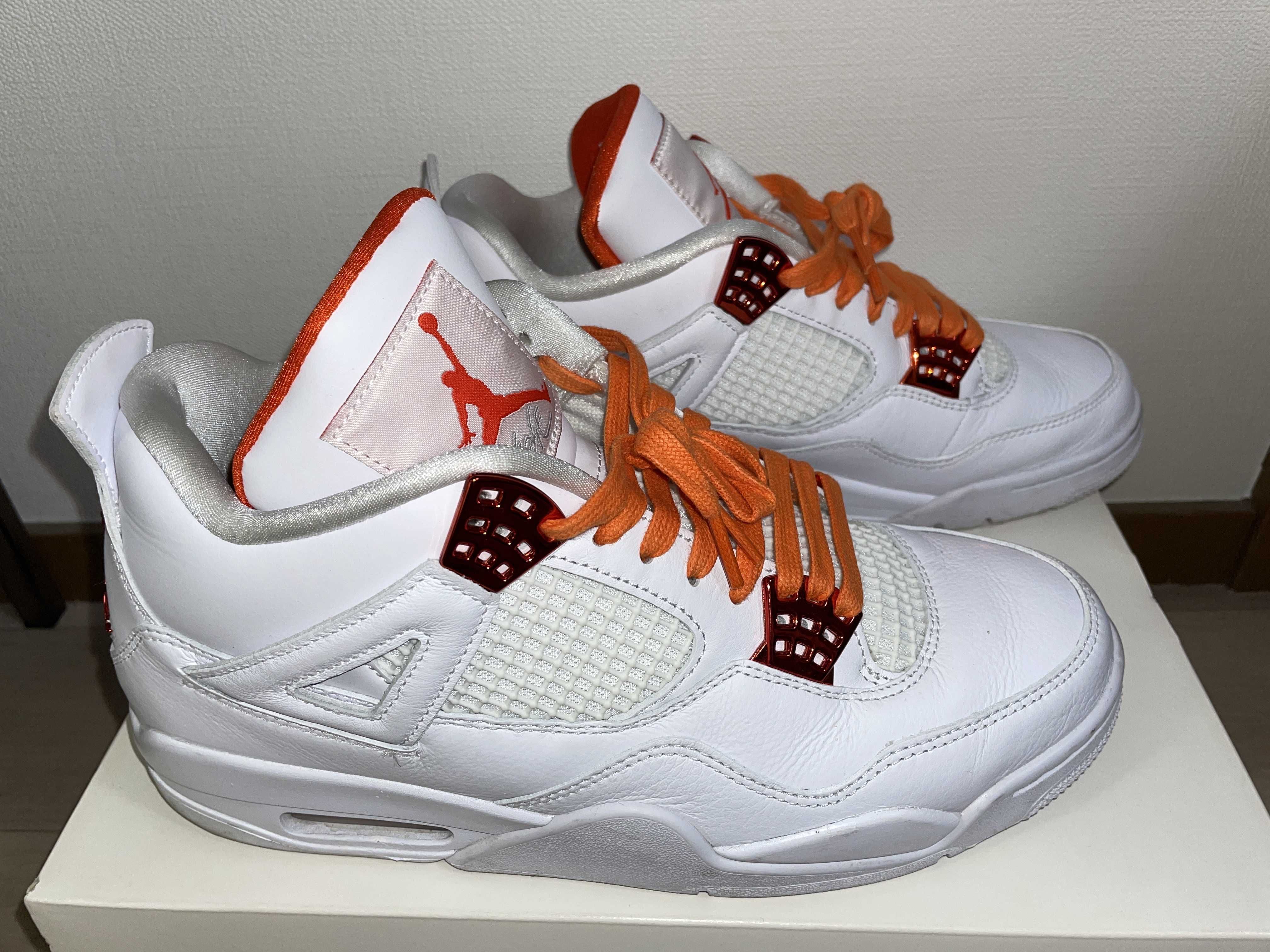 Nike Air Jordan 4 Retro "White/Team Orange"