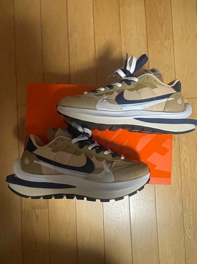 Sacai × Nike Vapor Waffle "Sesame And Blue Void"