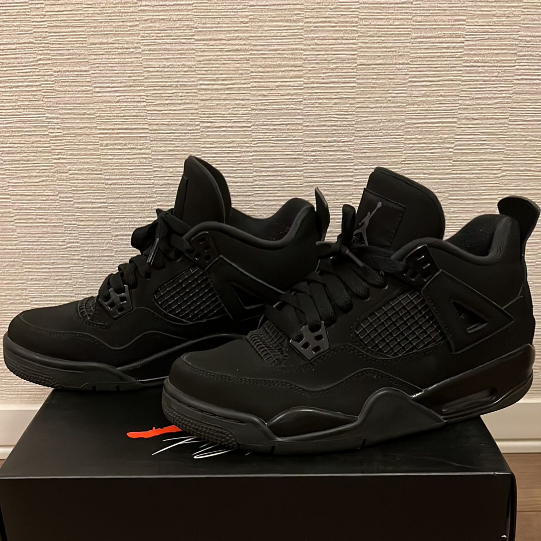 NIKE JORDAN 4 GS "BLACK CAT"