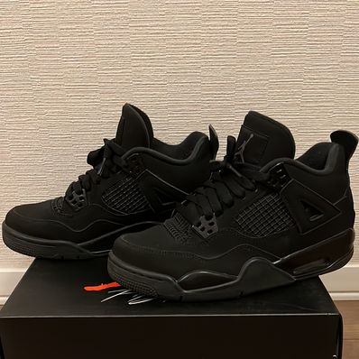 NIKE JORDAN 4 GS "BLACK CAT"