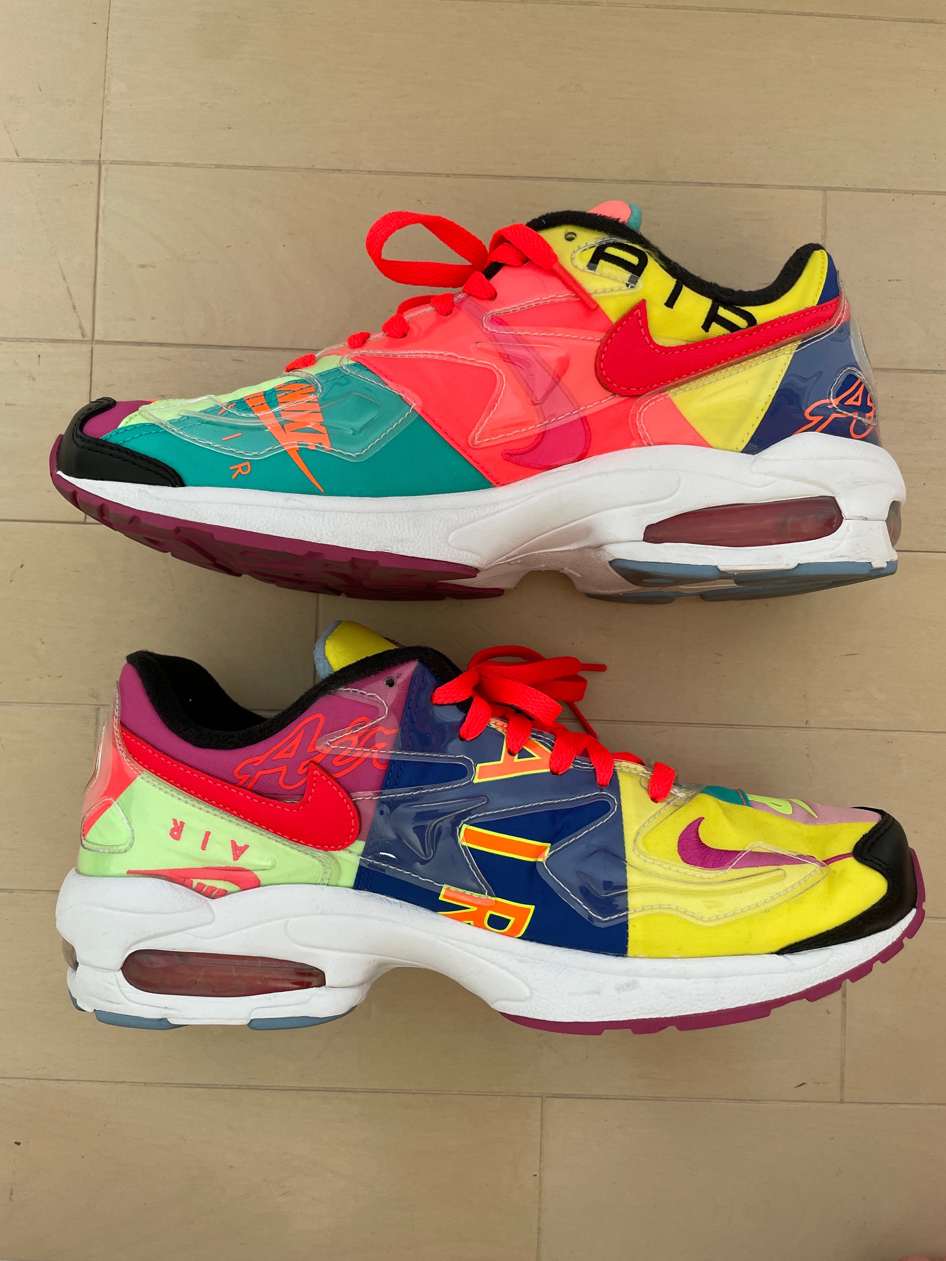 atmos × Nike Air Max 2 Light "Multi" (BV7406-001/CJ6200-001)