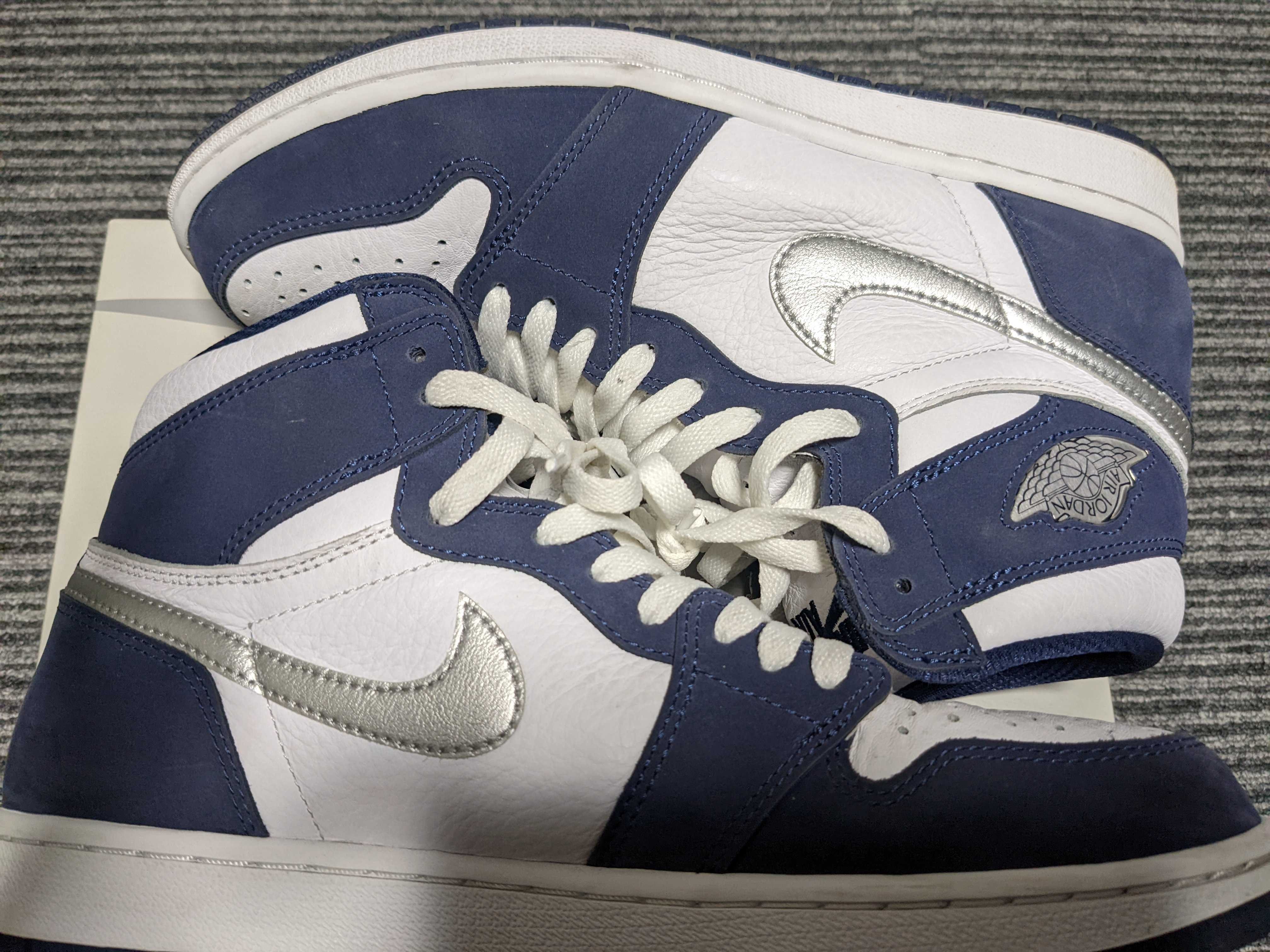 Nike Air Jordan 1 High OG CO.JP "White/Midnight Navy" (2020)(ブリーフケースなし)