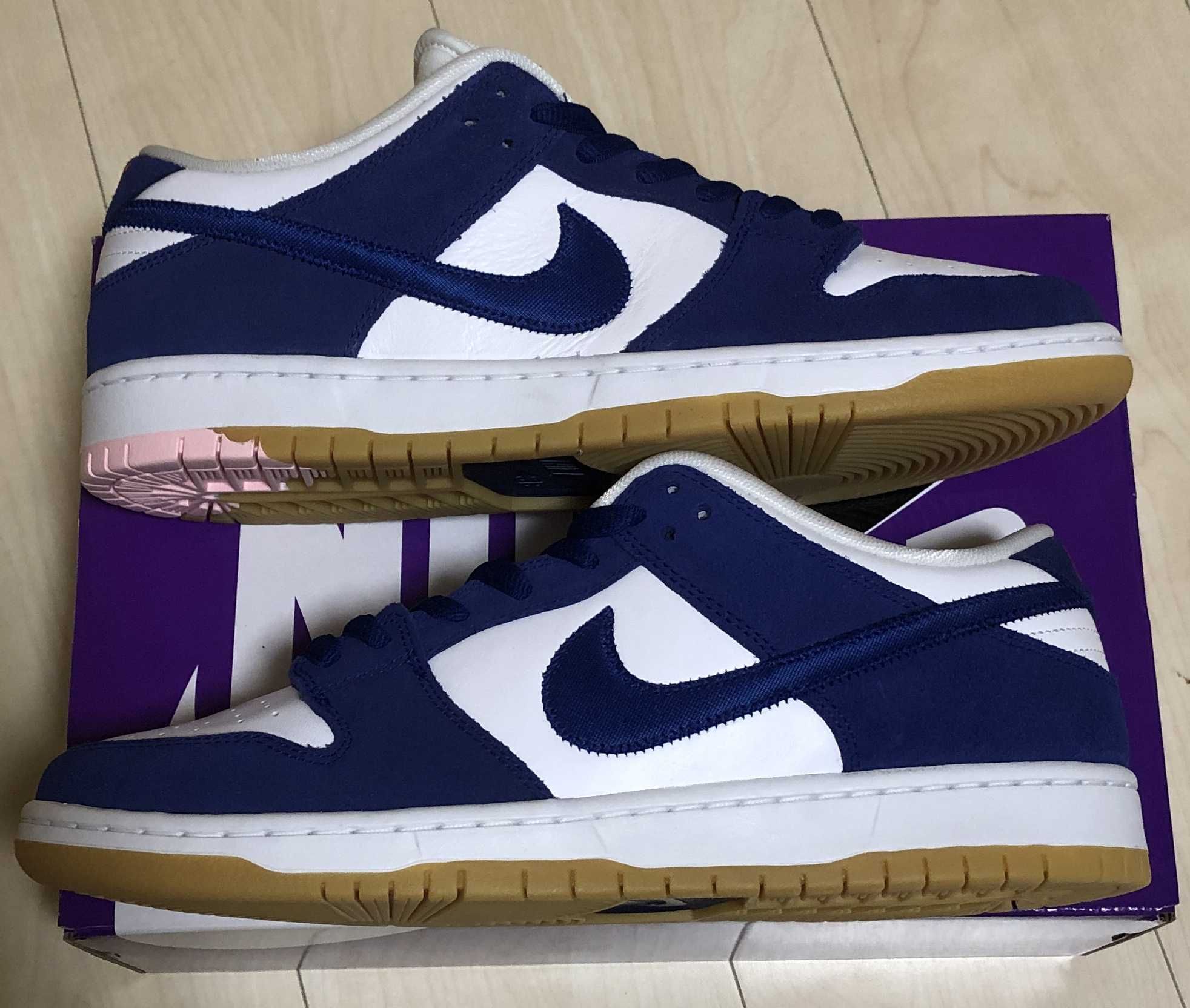 Nike SB Dunk Low "Los Angeles Dodgers/Deep Royal Blue"