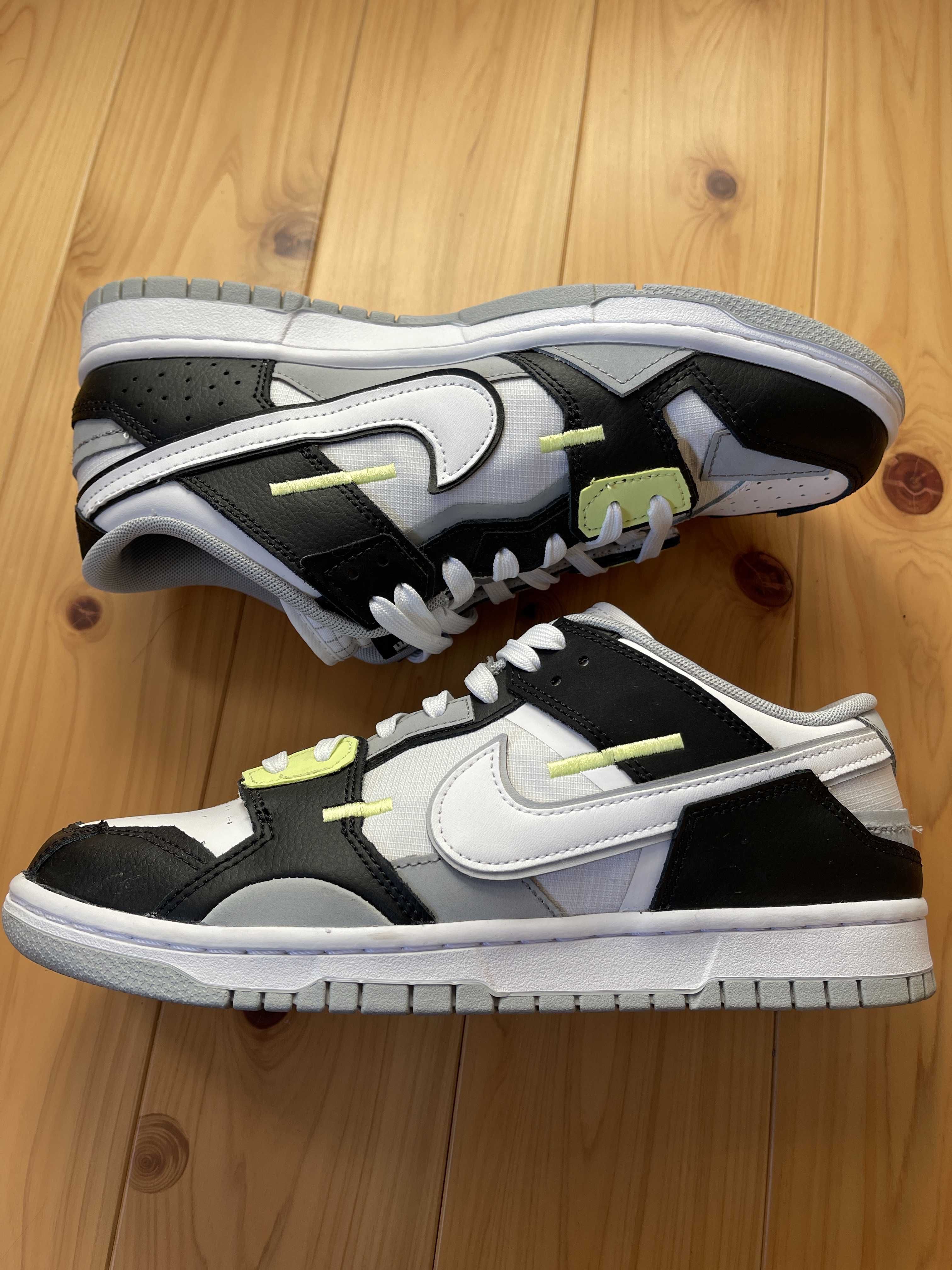 Nike Dunk Low Scrap "Black/White/Light Lemon Twist"