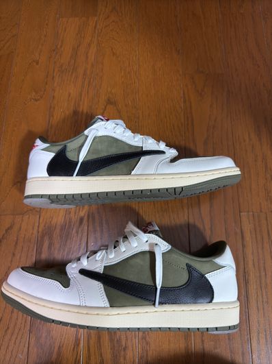 Travis Scott × Nike Air Jordan 1 Low OG SP "Reverse Olive"