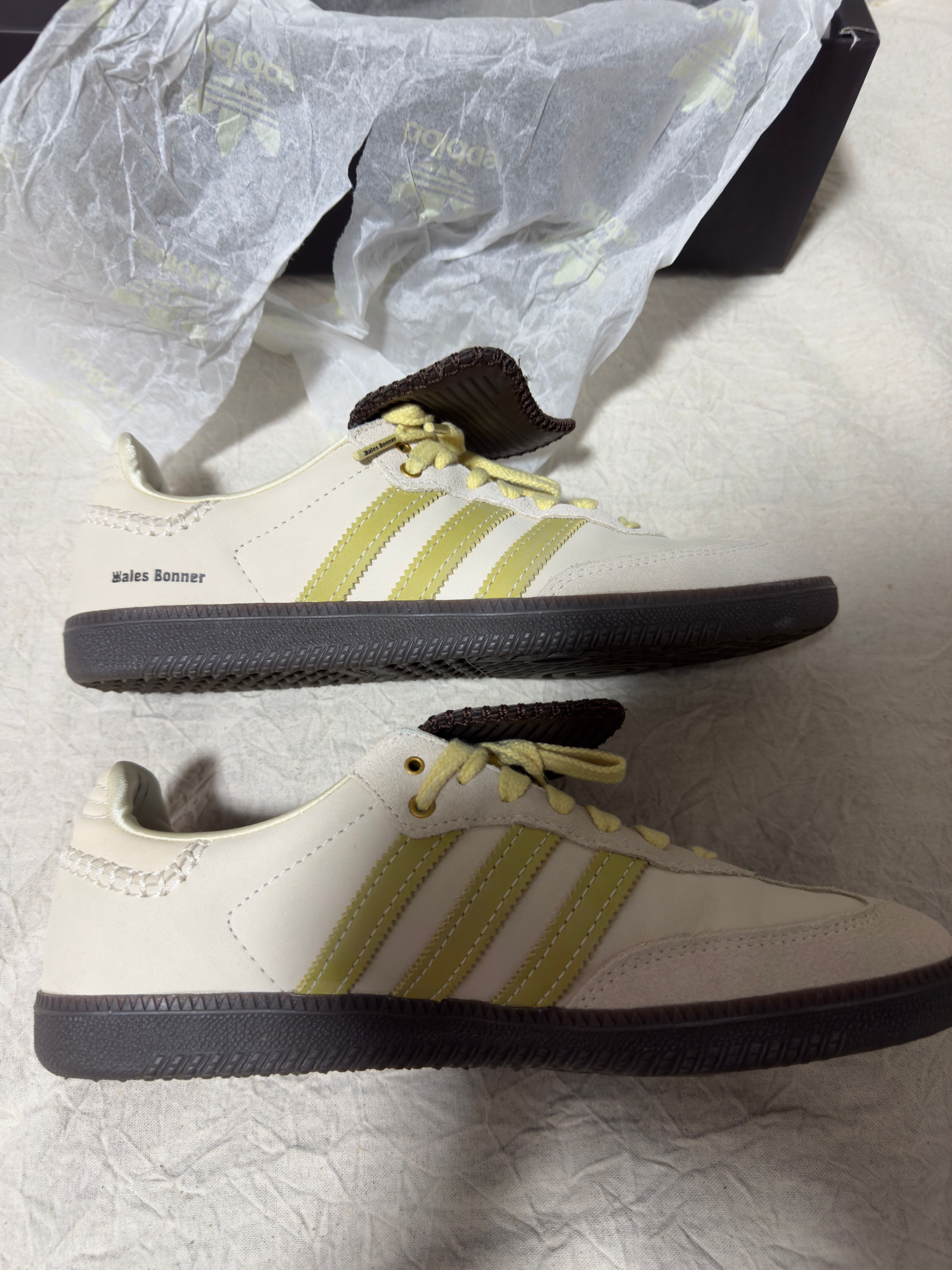 Wales Bonner × adidas Samba Nubuck "Beige"